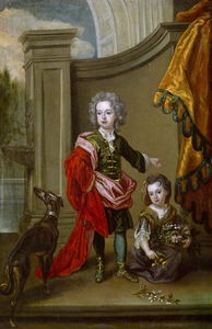 Richard Boyle, 3rd Earl of Burlington and his sister Lady Jane Boyle