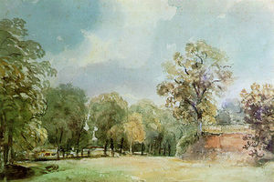 Landscape painting of Haugh Lane