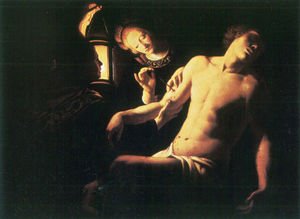 The St. Sebastian is cured by Irene
