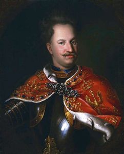 キングスタニスラウスLeszczyńskiの肖像。