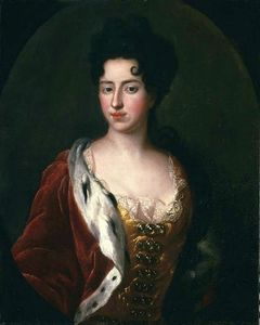 女王キャサリンOpalińskaの肖像。