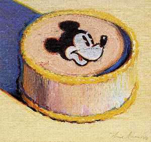 Mickey amarillo ratón pastel