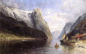 Fishing Boats on a Fjord