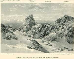 Deutsch Leoganger Steinberge, Die Dreizinthörner vom Kuchelhorn gesehen