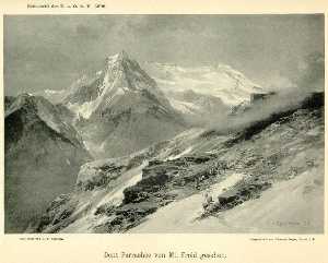 Deutsch Dent Parrachée vom Mont Froid aus gesehen