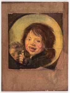 Untitled (Franz, paintings of laughing boy)