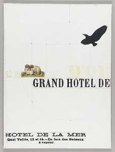 Untitled (hotel advertisement, Hotel de la Mer, Quai Vallee, 12 et 14)