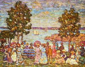 The Holiday (also known as Figures by the Sea or Promenade by the Sea)
