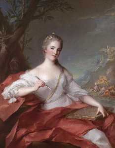 Marie Geneviève Boudrey , como un musa
