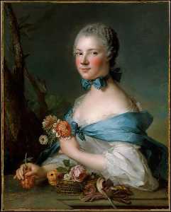retrato de una mujer , llamada la marquesa perrin de cypierre