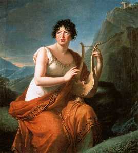 Portrait of Madame de Staël as Corinne on Cape Misenum