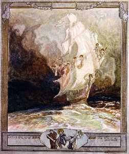 Illustrazione da Dante's 'Divine Comedy' , Paradiso , canto xxvii