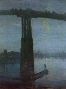 Notturno in blu e oro Old ponte di Battersea