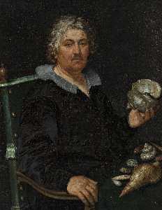 Ritratto del shell collector jan govertsen furgone der aer ( 1545–1612 )