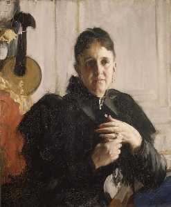 Frau . Klo Crosby Braun ( Maria Elisabeth Adams , 1842 1918 )