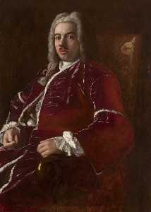 Portrait of Cornelis Calkoen (1697 1764). Dutch ambassador to Istambul (1727 1744) and Dresden (1744 1761)