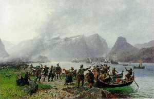 Norwegian Sinclair's landing in Romsdal The Landing of Sinclair in Romsdal