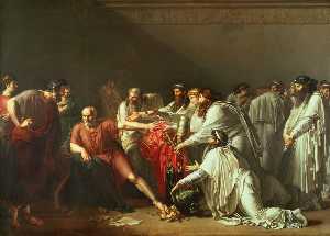 Hyppocrate Refusant les cadeaux de Artaxerces
