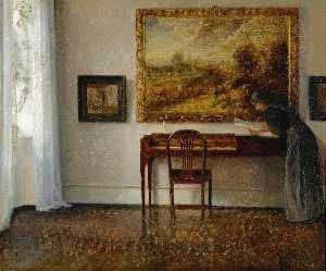 Interior with Painting