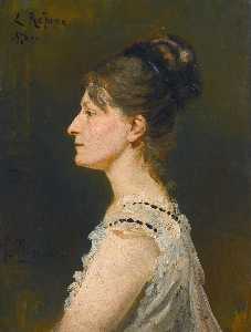 Portrait of a Lady said to be Maria Grigorievna Ge (1854 1932)