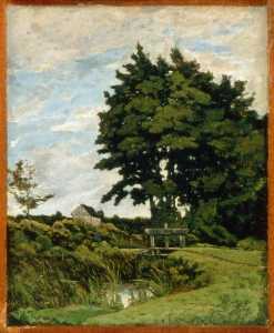 Landscape with an Old Dam