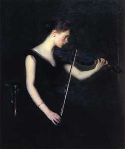 女孩与 小提琴  还  已知  作为  的  小提琴