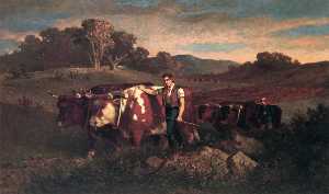 Herdsman with Cows