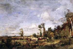 pastoreio gado  dentro de  Holanda