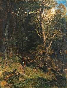der kuss sono Wald ( Abbraccio in la foresta )