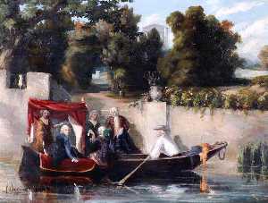 ザー 乗船  一つの  第18  世紀  コスチューム  ピース