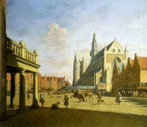 The Grote Markt in Haarlem