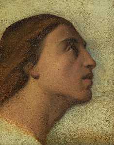 A study of the head of Saint John the Evangelist in profile