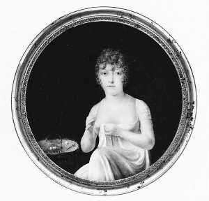 Señora Vaquero Bautista Isabey ( jeanne laurice delaware Salienne , murió 1829 )