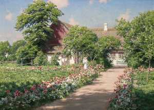 Blühender Garten