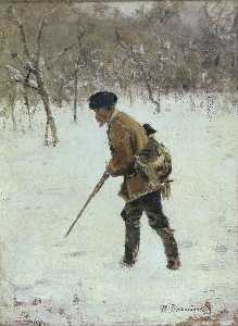 Hunter in Winter