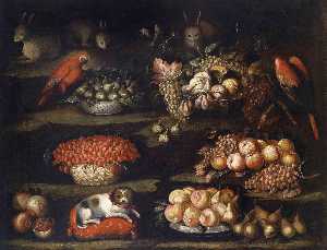 Still Life with Animals and Fruit