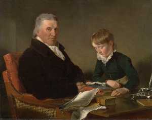 Francis Noel Clarke Mundy and His Grandson, William Mundy