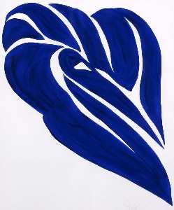Blue Palm Leaf