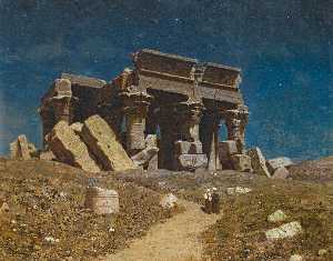 разрушенный храма  самого  ком омбо  Египт