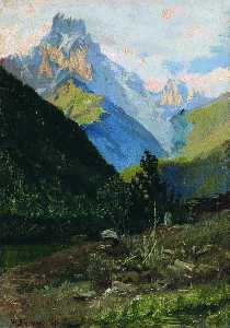 Mount Uzhba in Svanetia