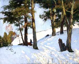 Einloggen Winter ausgestellt , Beaupré