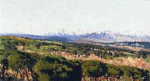 Vista de la Sierra delaware Guadarrama