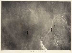 Aerial Bombs Dropping on Montmedy, World War I
