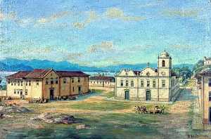 Português Matriz Colonial de Santos, 1868