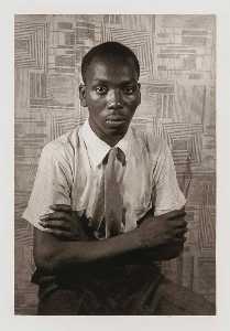 Jacob Lawrence, from the portfolio O Write My Name American Portraits, Harlem Heroes