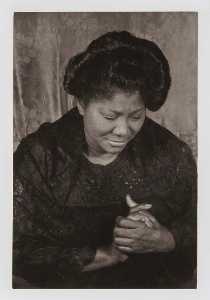 Mahalia Jackson, from the unrealized portfolio Noble Black Women The Harlem Renaissance and After