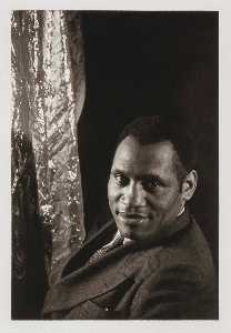 Paul Robeson, from the portfolio O Write My Name American Portraits, Harlem Heroes