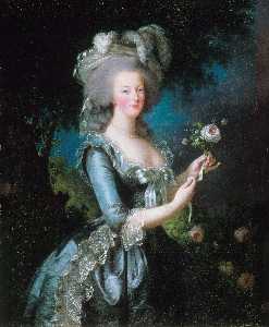 La reine Marie Antoinette dit à la Rose (1755 1793)