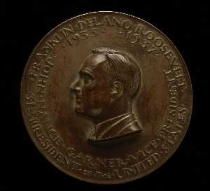 Франклин D . Рузвельт Вступительный Медаль