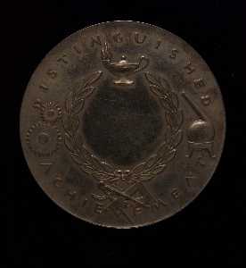 John Wesley Hyatt Award Medal (reverse)